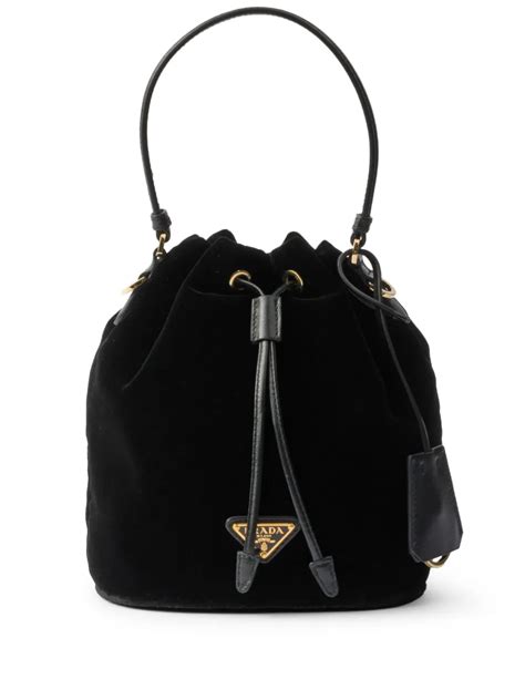 prada re-edition velvet mini-bag